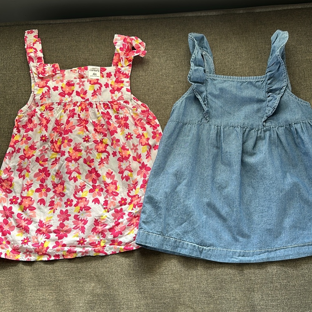 Lot of 2 Girls Tops - 4T